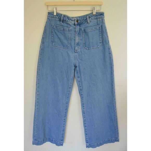 Rollas High Rise Wide Leg Sailor Jeans Size 31 - Picture 2 of 6